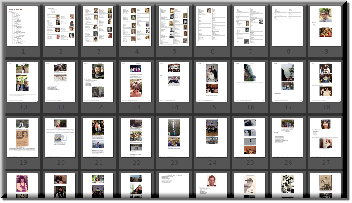 Thumbnails of a PDF for ancestors