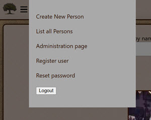 click create new person